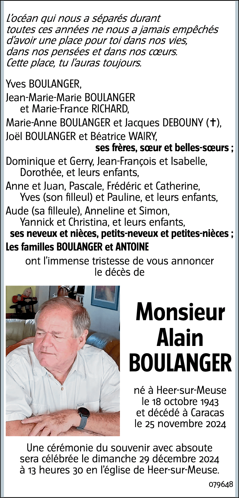 Alain BOULANGER