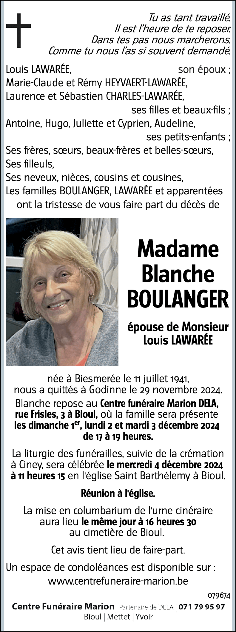 Blanche BOULANGER