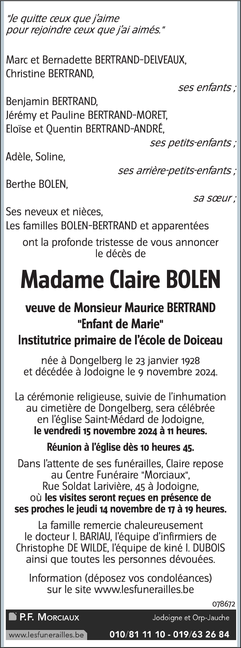 Claire Bolen