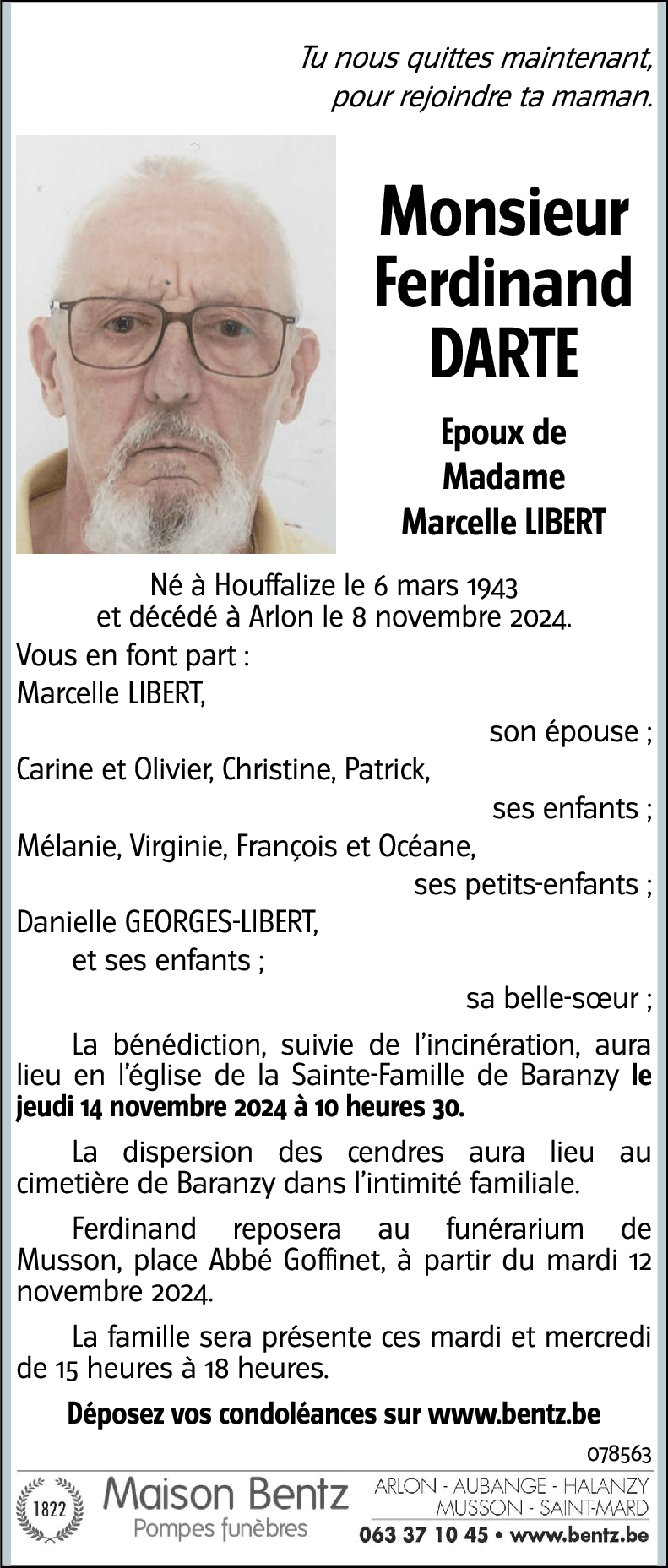 Ferdinand DARTE