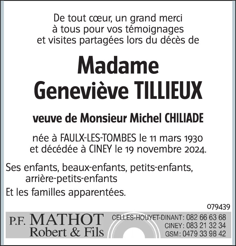 Geneviève TILLIEUX
