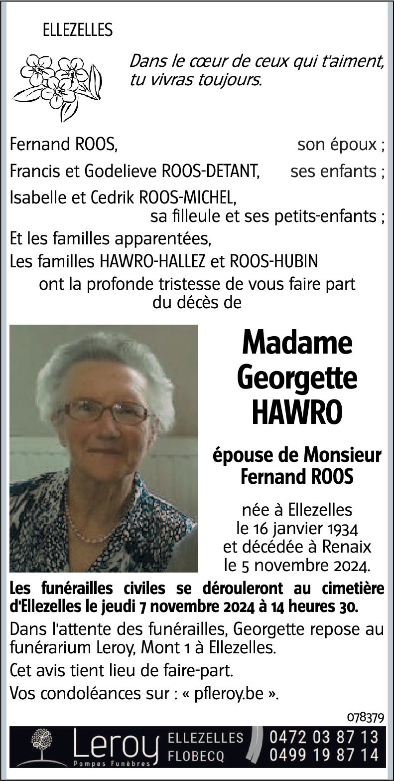 GEORGETTE HAWRO