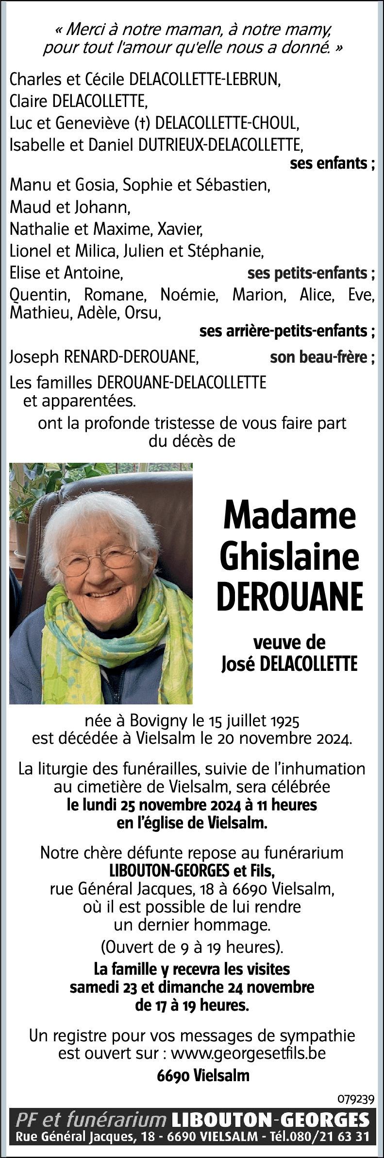 Ghislaine DEROUANE