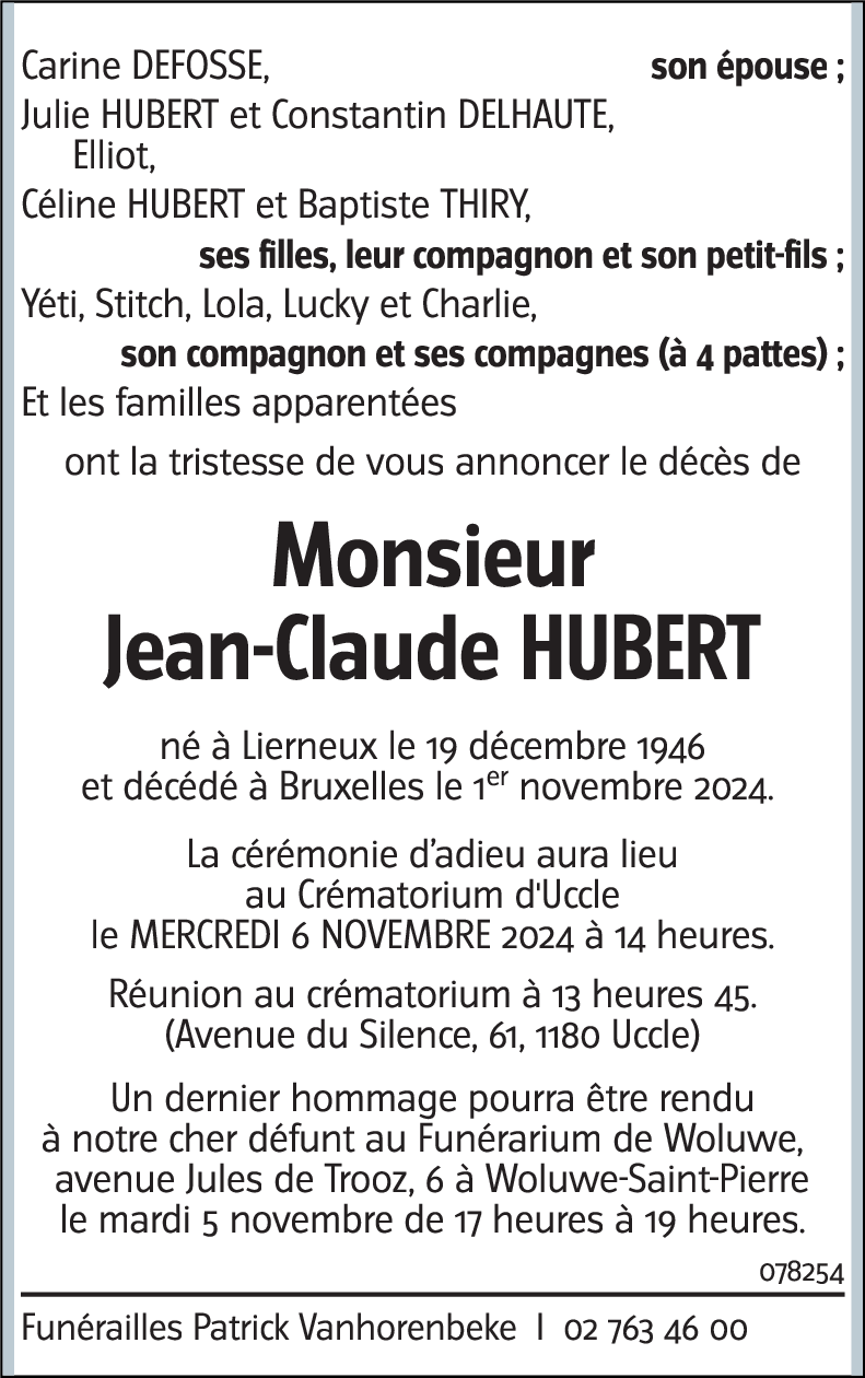 Jean-Claude HUBERT