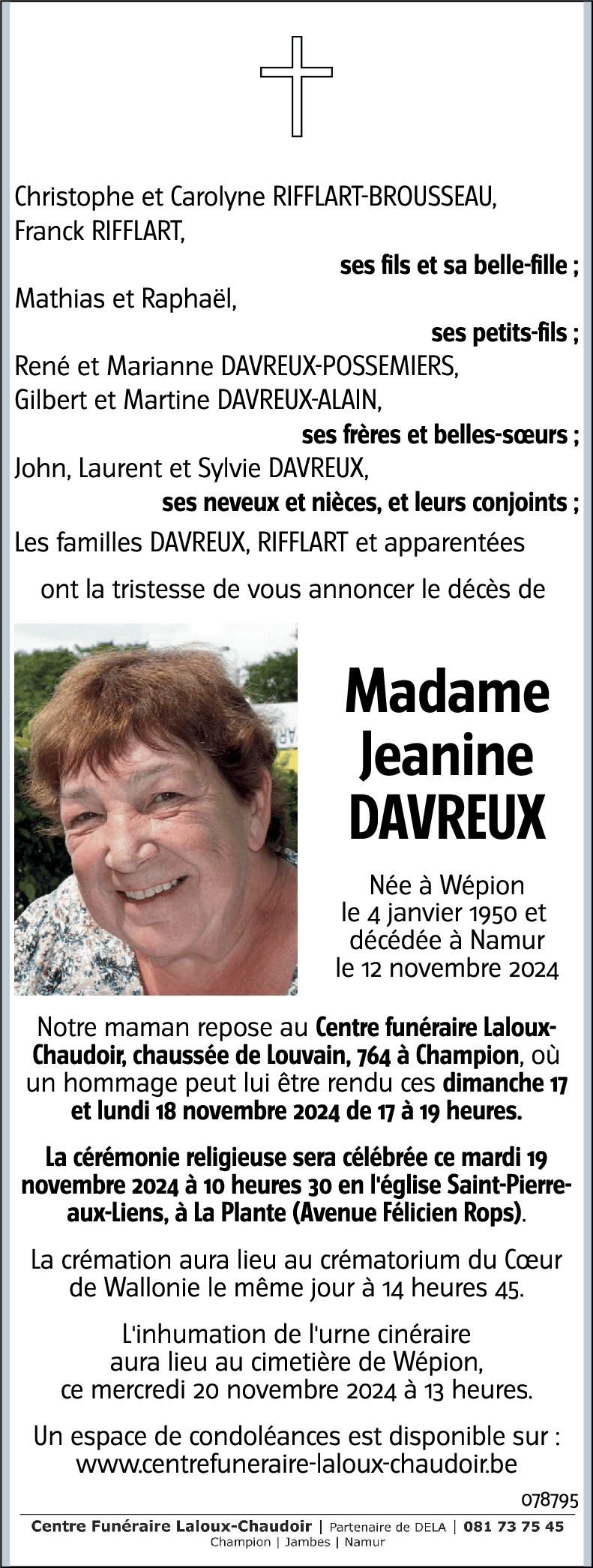 Jeanine DAVREUX