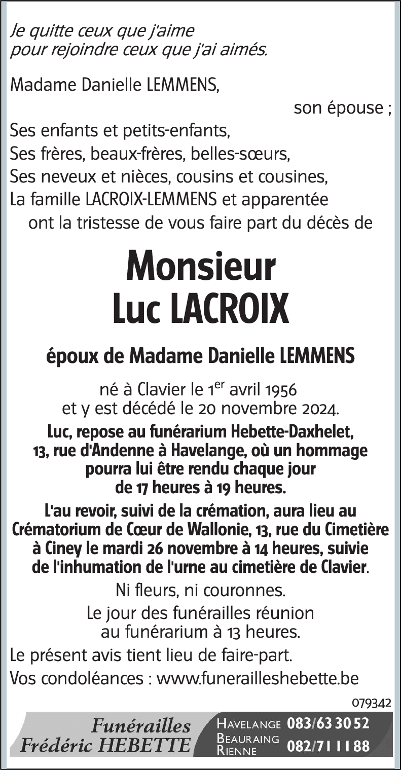 Luc LACROIX