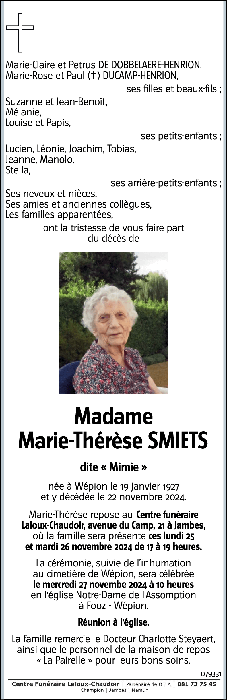 Marie-Thérèse SMIETS