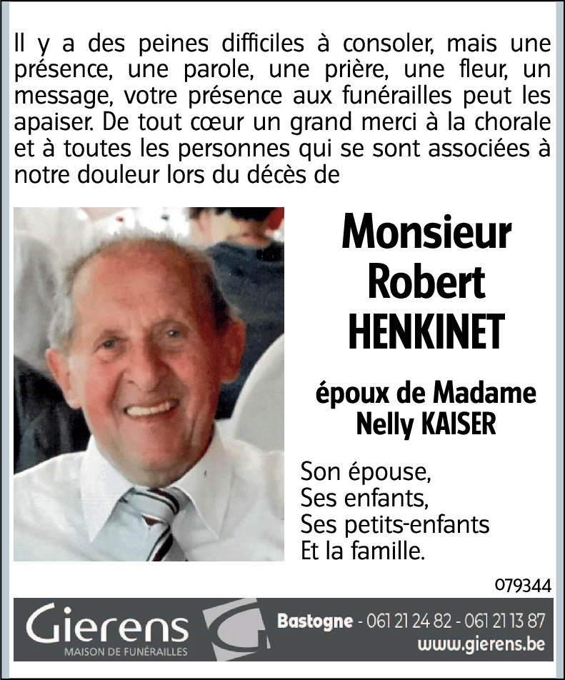 Robert HENKINET