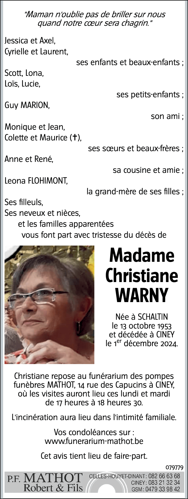 Christiane WARNY