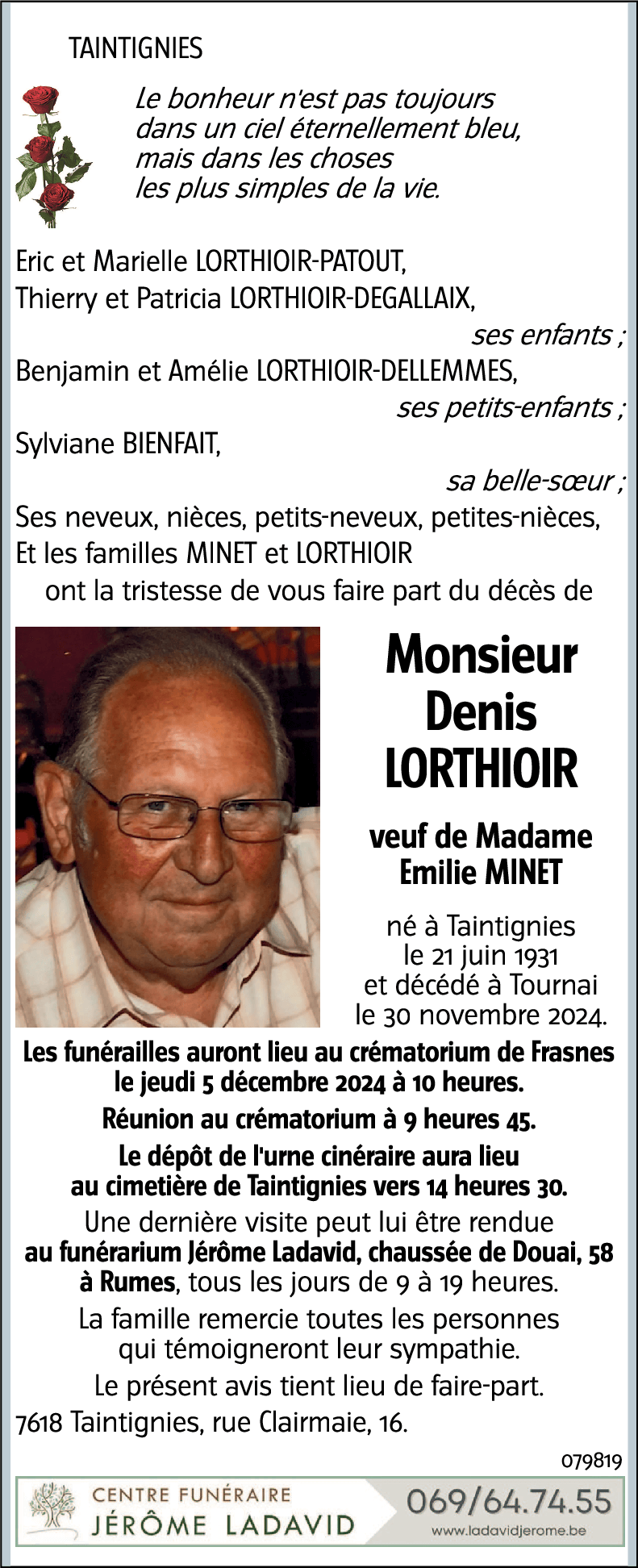 Denis LORTHIOIR