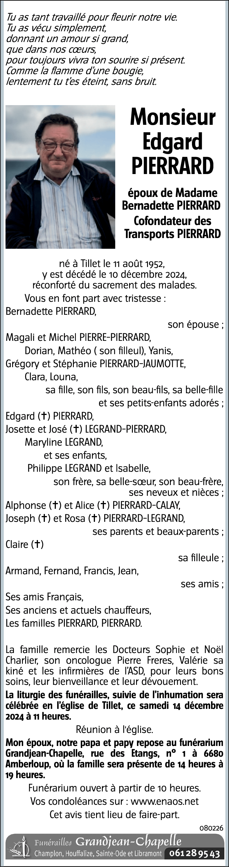 Edgard PIERRARD