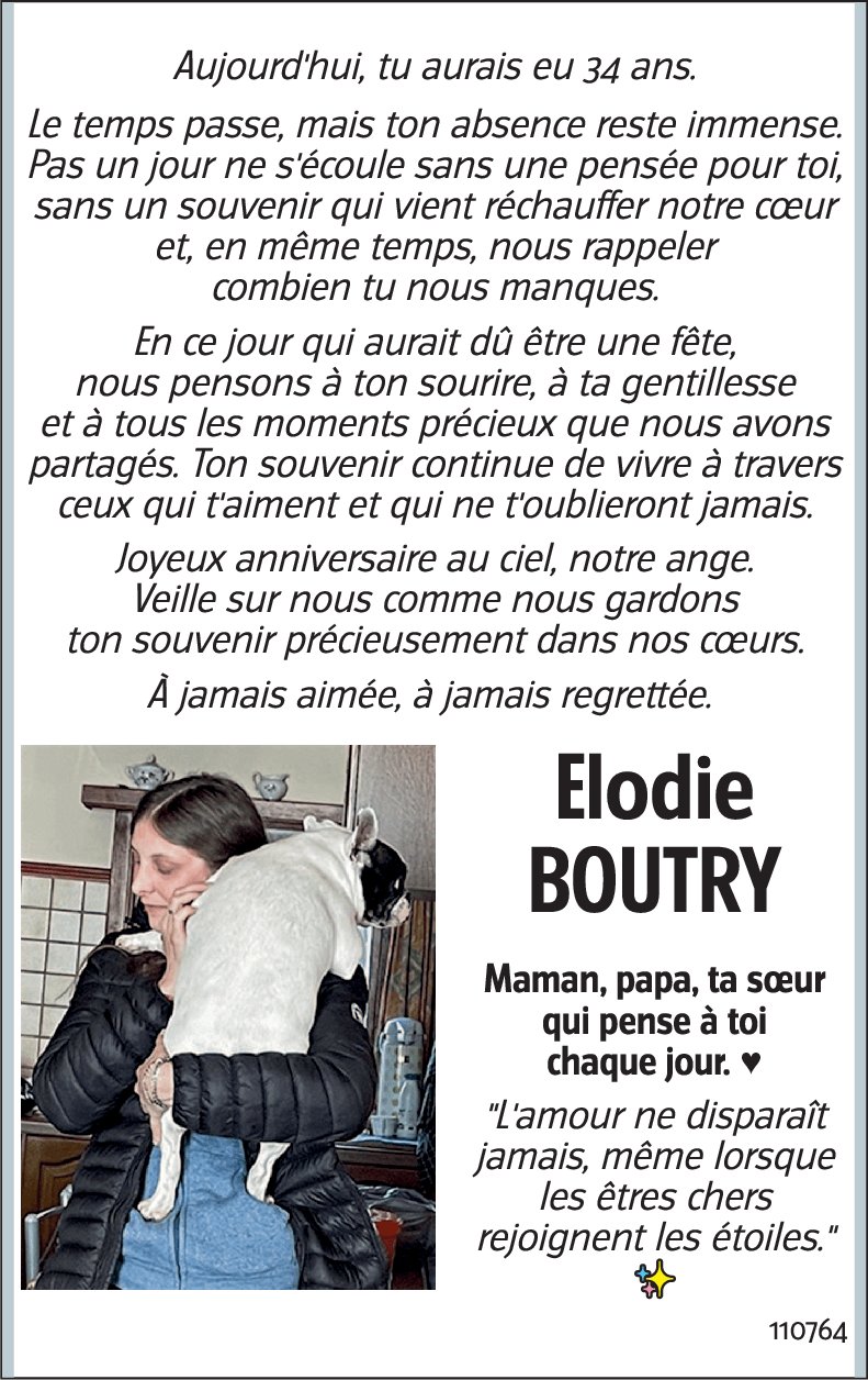 Elodie BOUTRY
