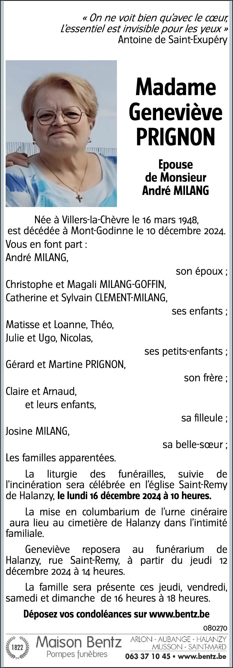 Geneviève PRIGNON