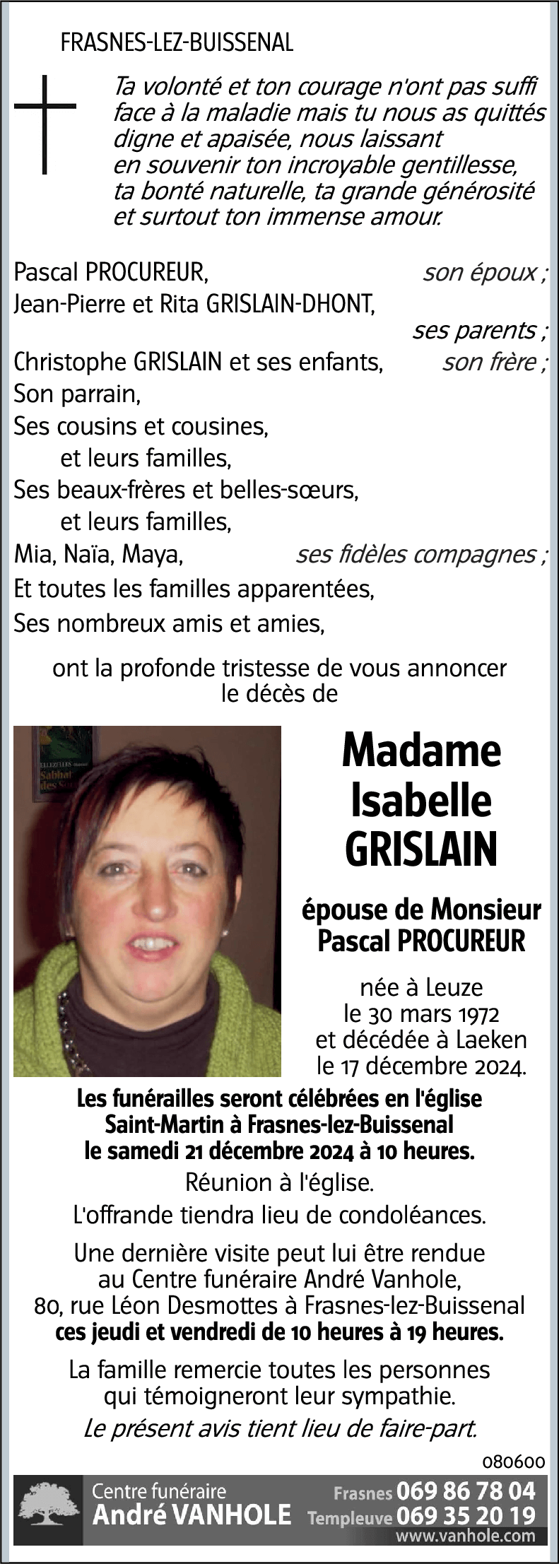 Isabelle GRISLAIN