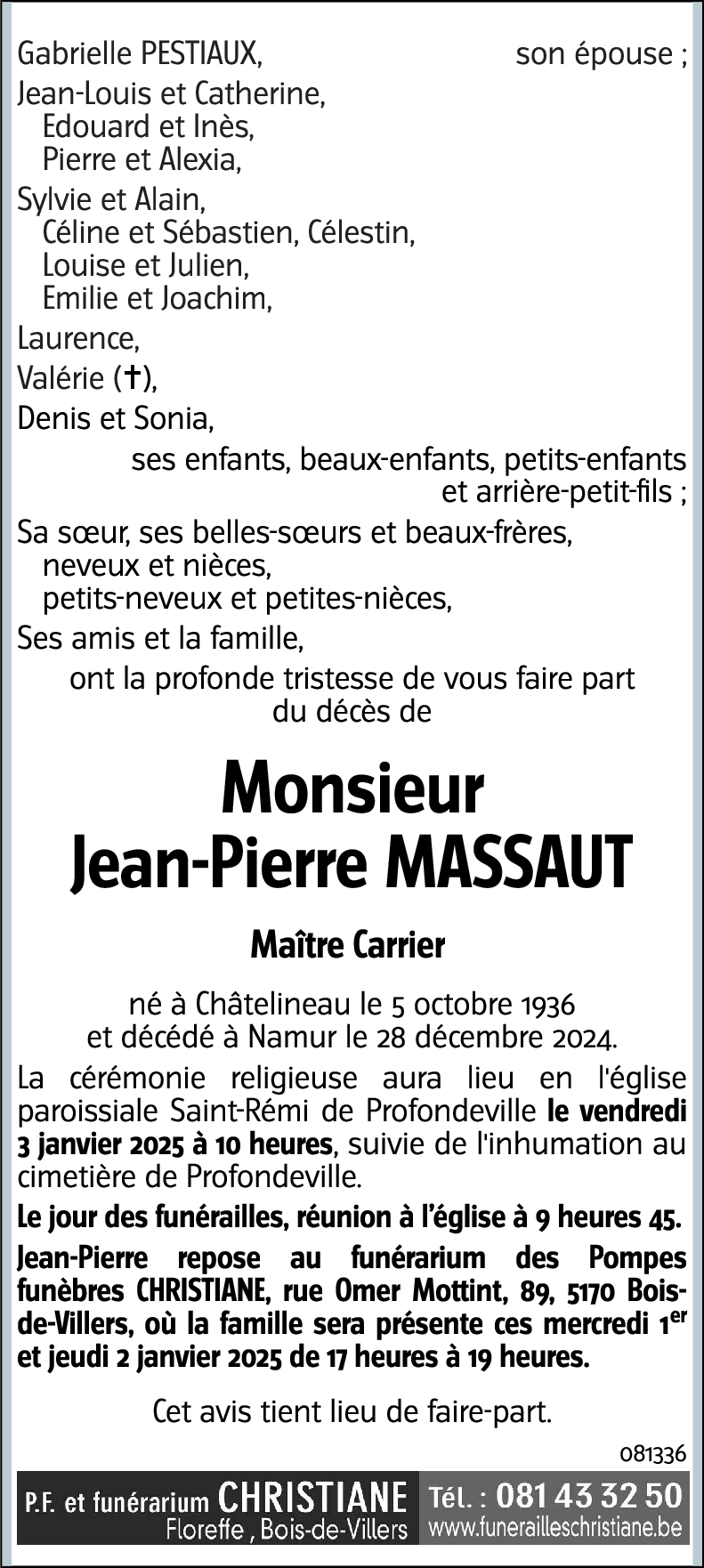 Jean MASSAUT