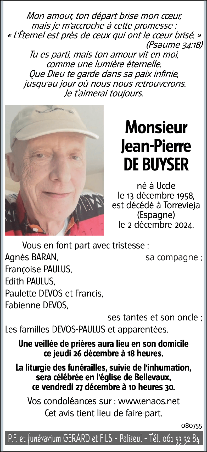 Jean-Pierre DE BUYSER