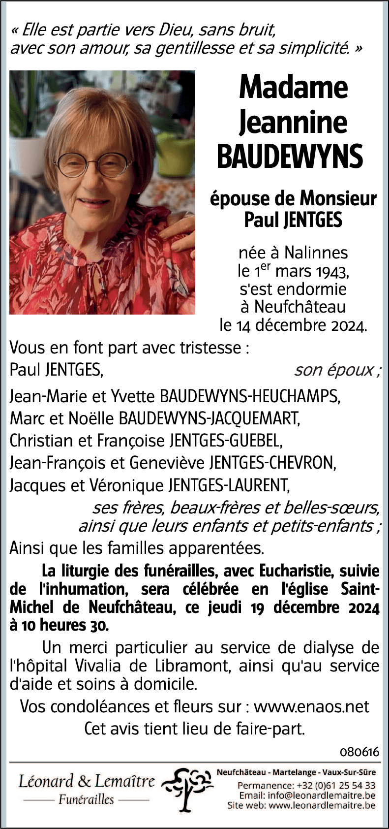 Jeannine BAUDEWYNS