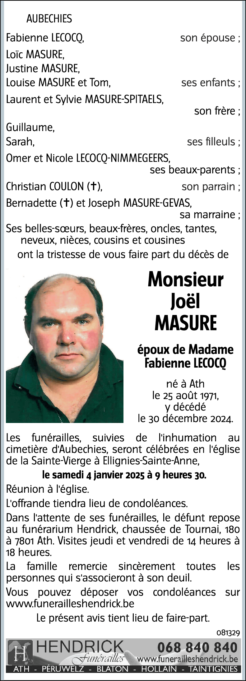 JOEL MASURE