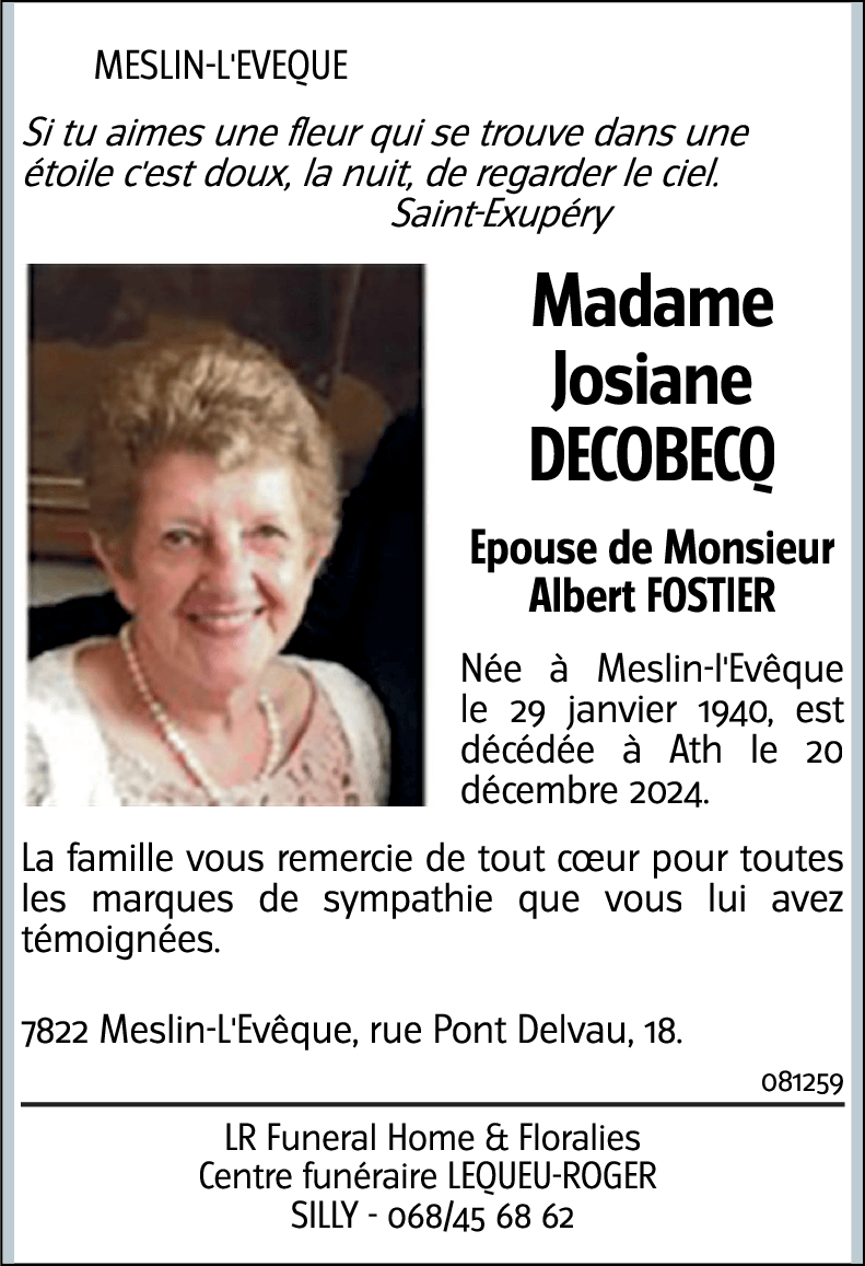 Josiane DECOBECQ