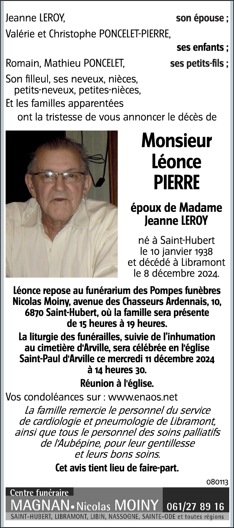 Léonce PIERRE