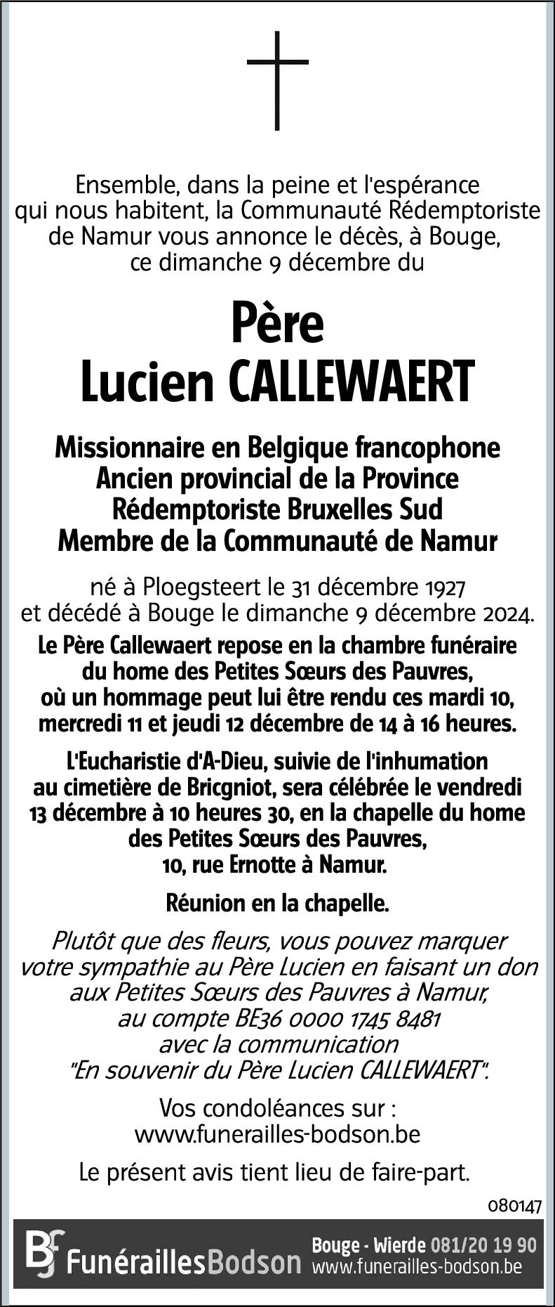 Lucien CALLEWAERT