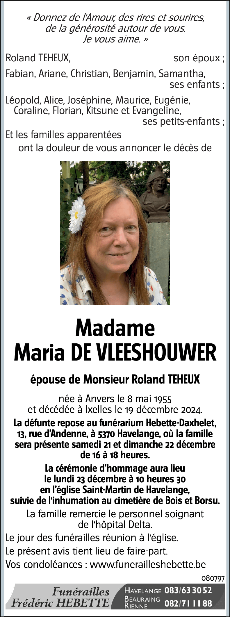 Maria De Vleeshouwer