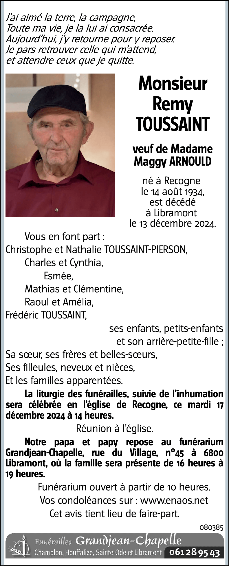 Remy TOUSSAINT