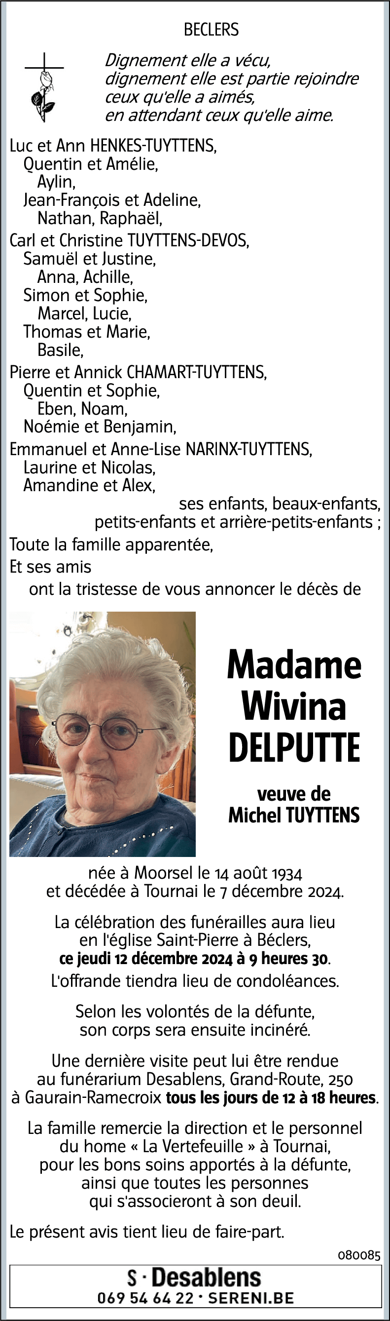 Wivina DELPUTTE