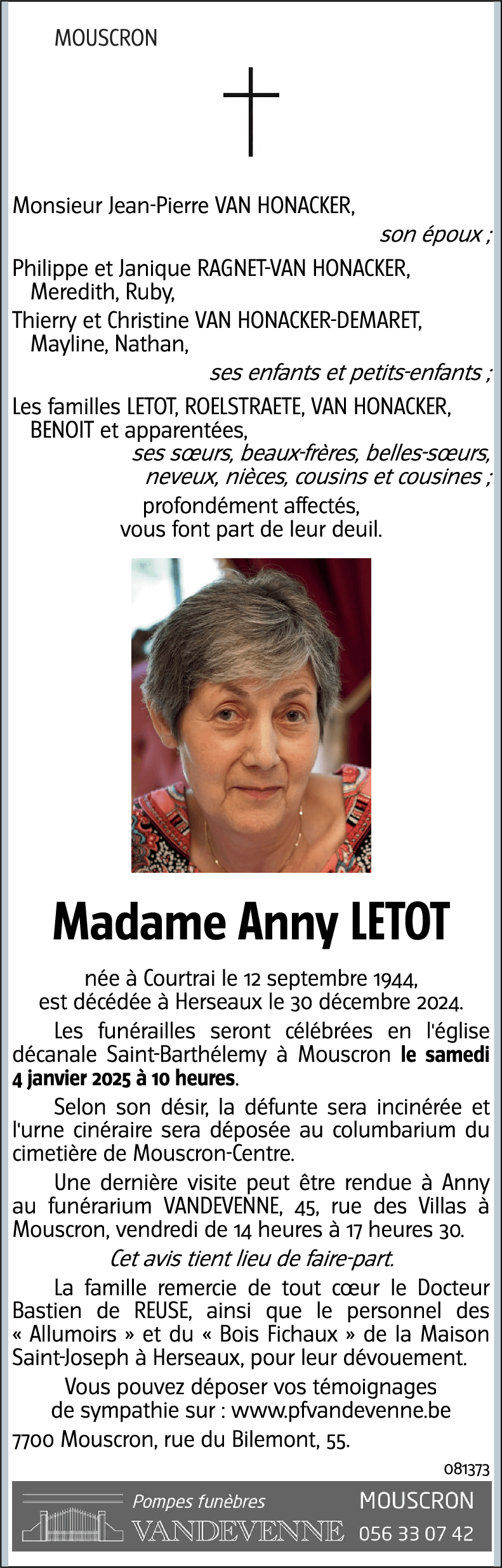 Anny LETOT