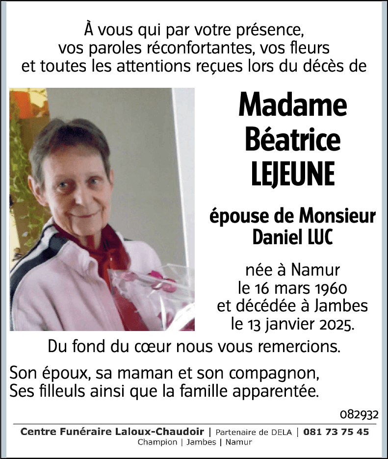 Béatrice LEJEUNE