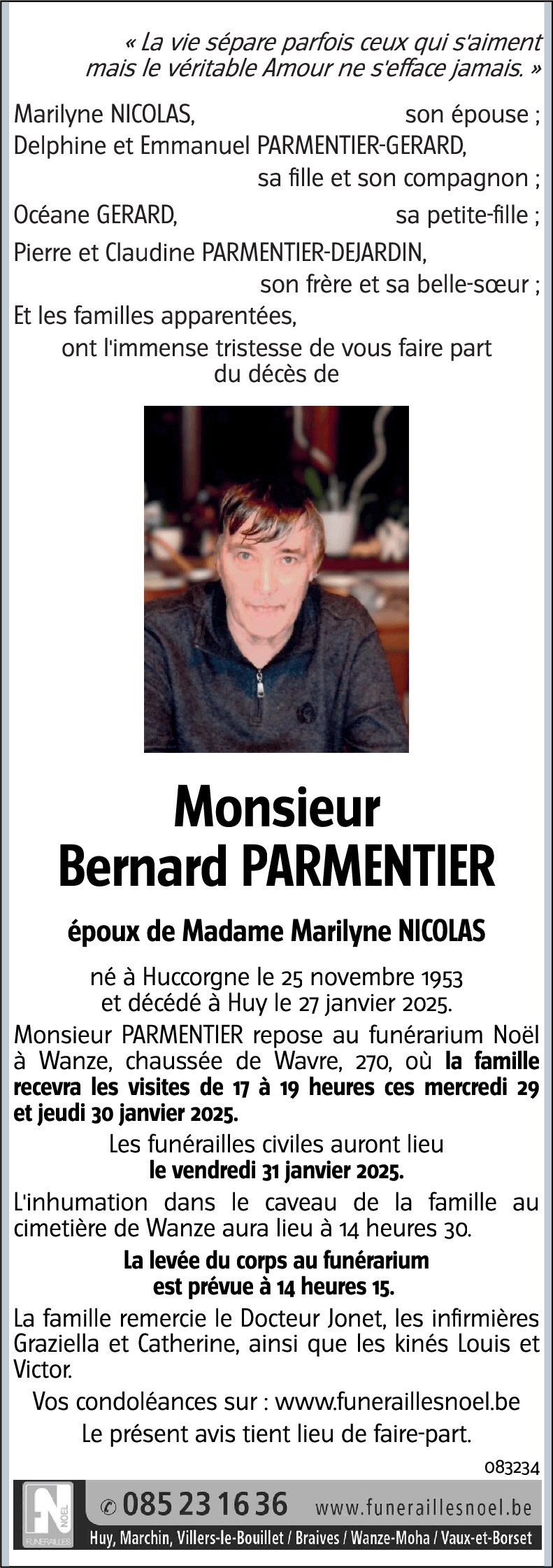 Bernard PARMENTIER