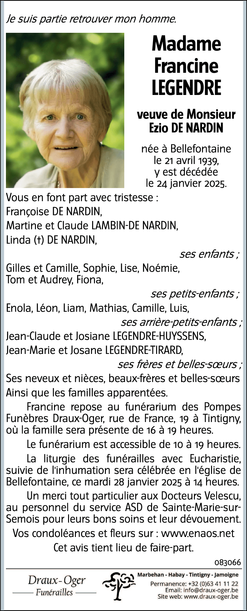 Francine LEGENDRE