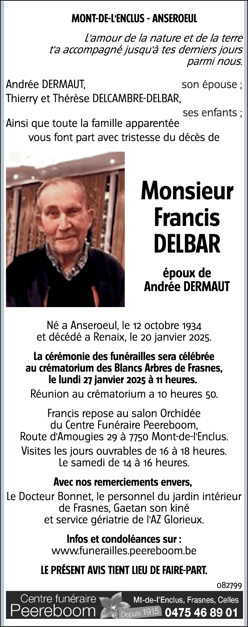 Francis DELBAR