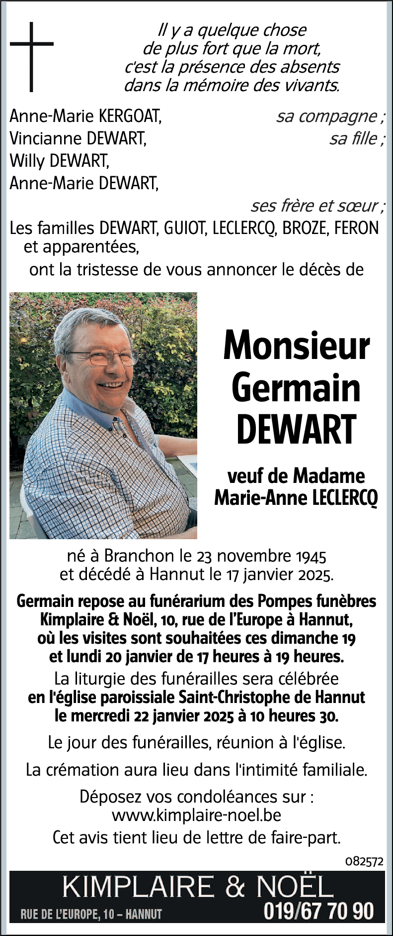 Germain DEWART