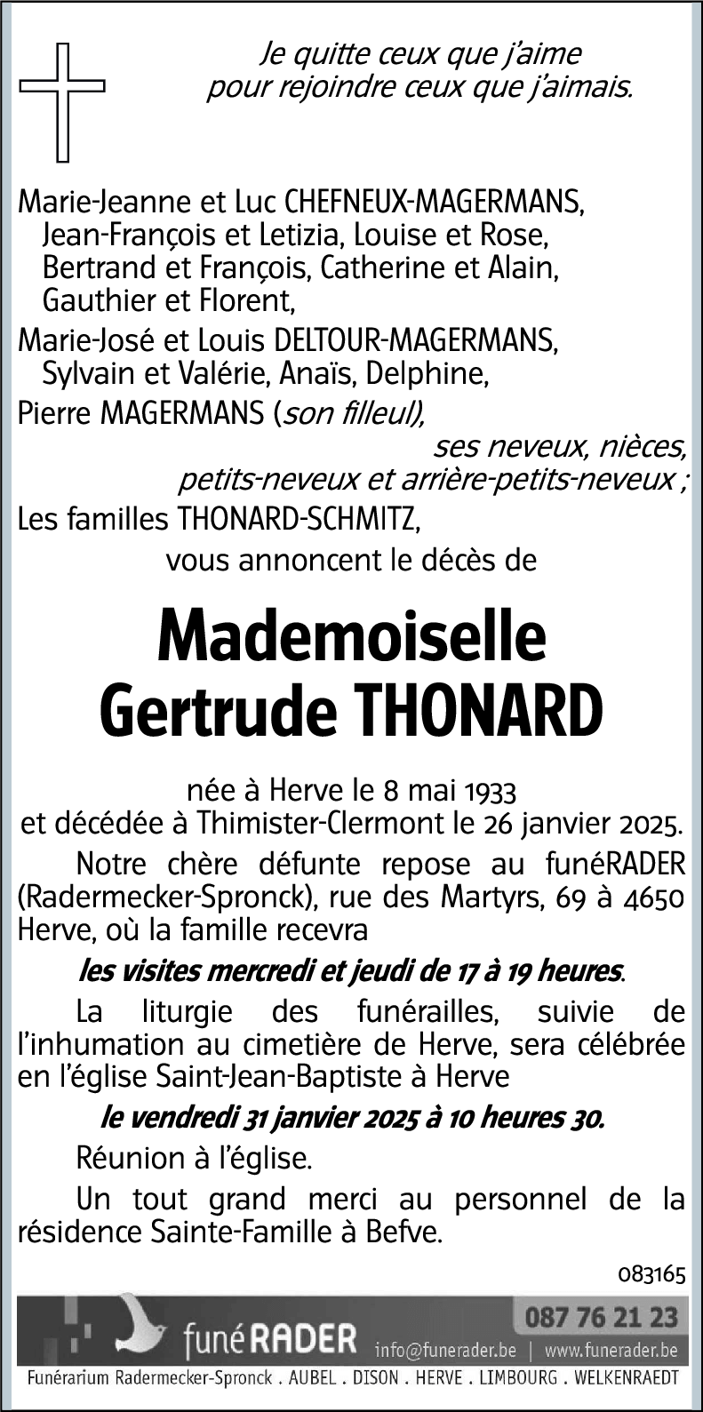 Gertrude THONARD