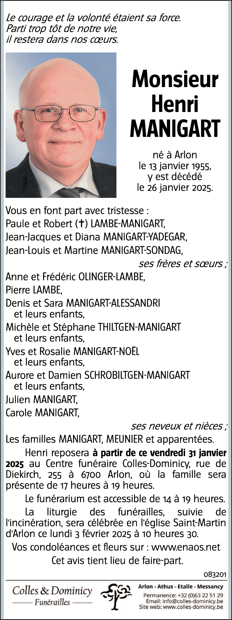 Henri MANIGART