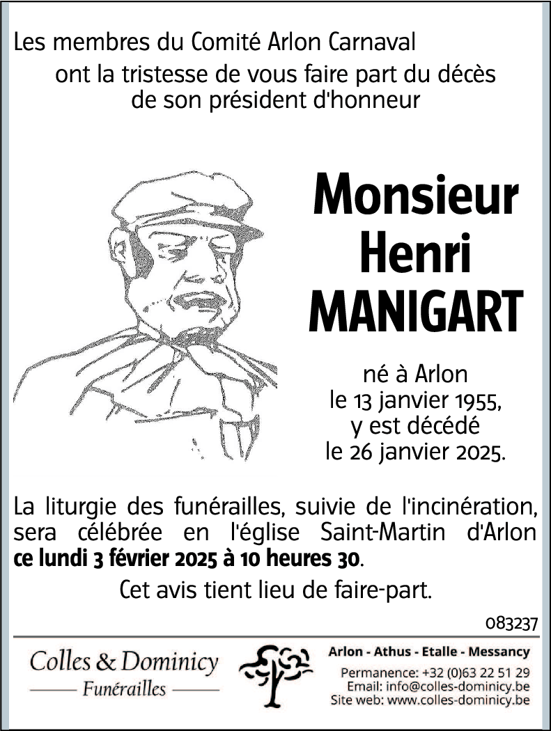 Henri MANIGART
