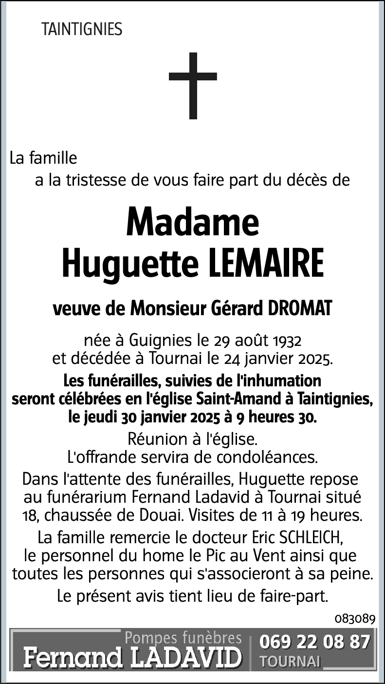 Huguette LEMAIRE