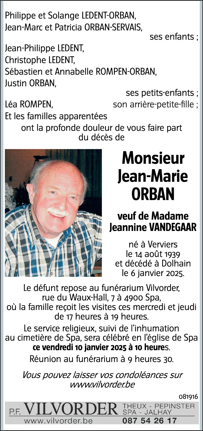 Jean-Marie ORBAN