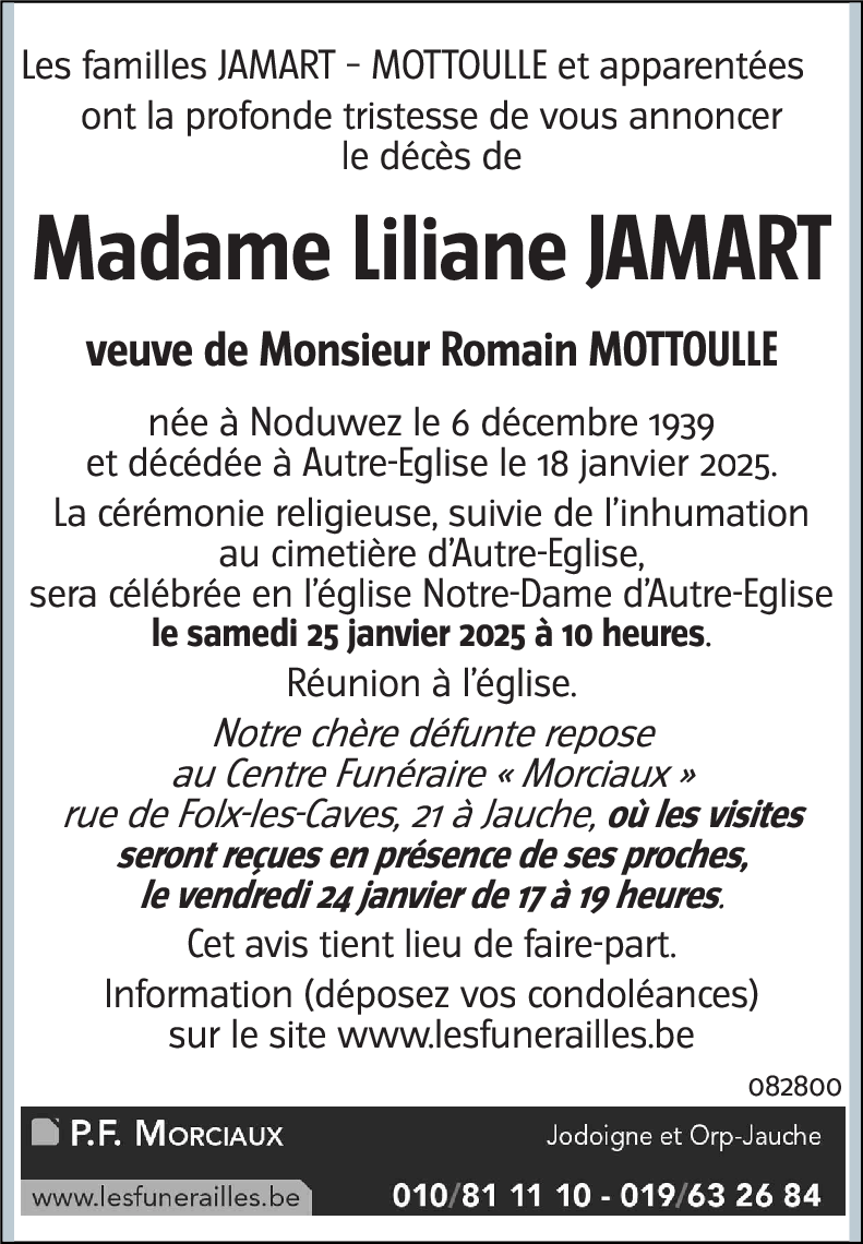 Liliane JAMART
