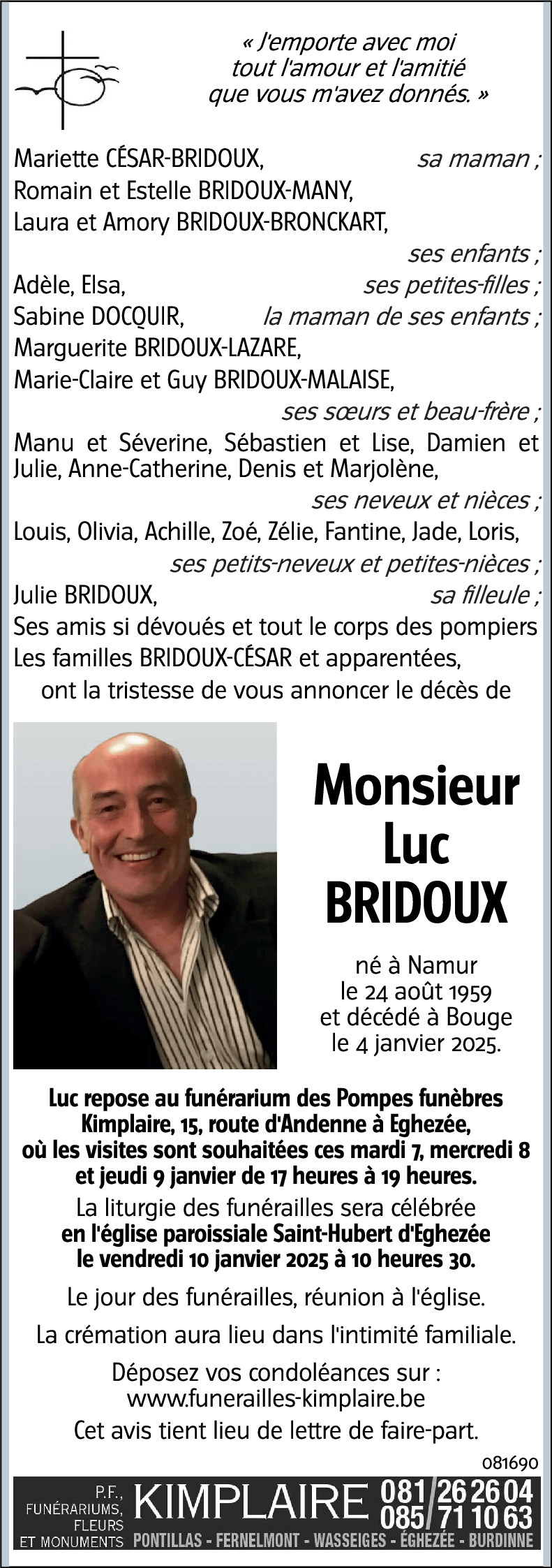 Luc BRIDOUX