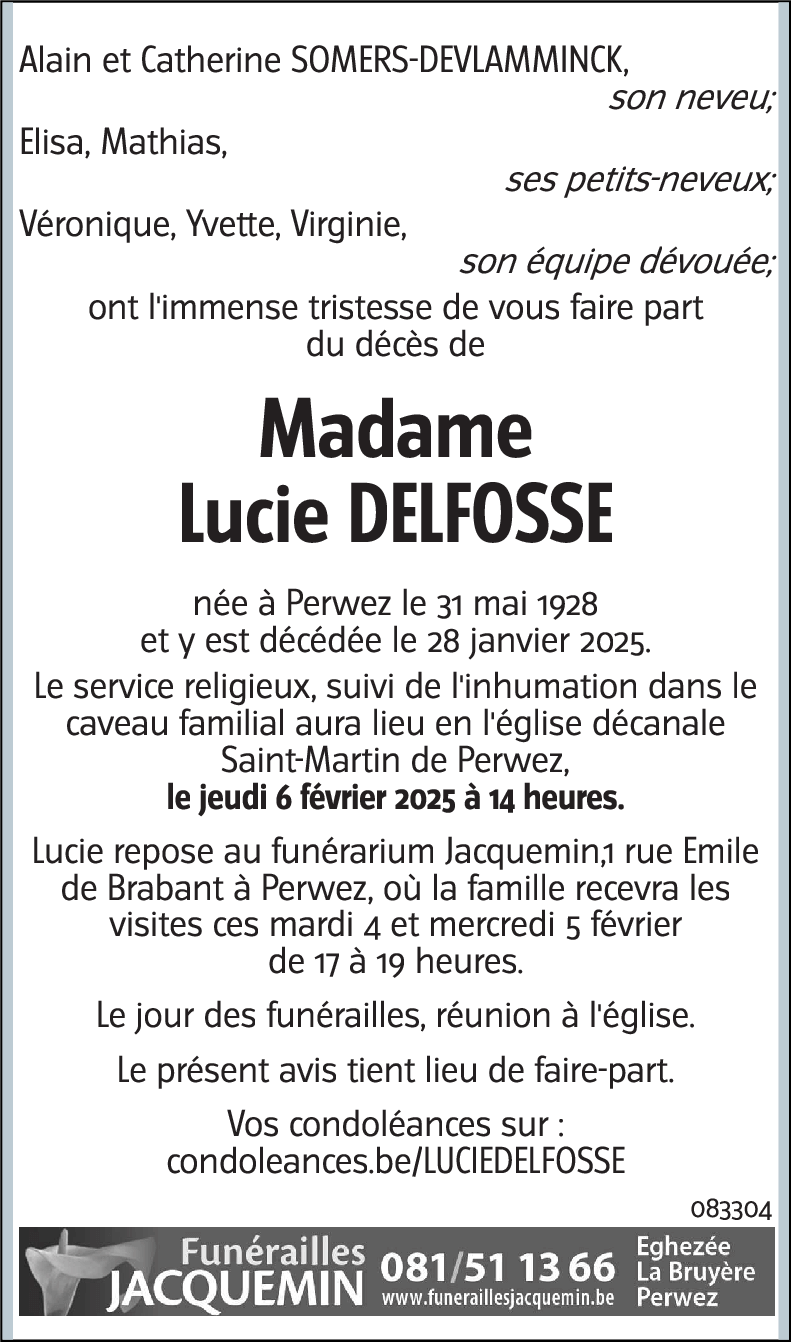 Lucie DELFOSSE