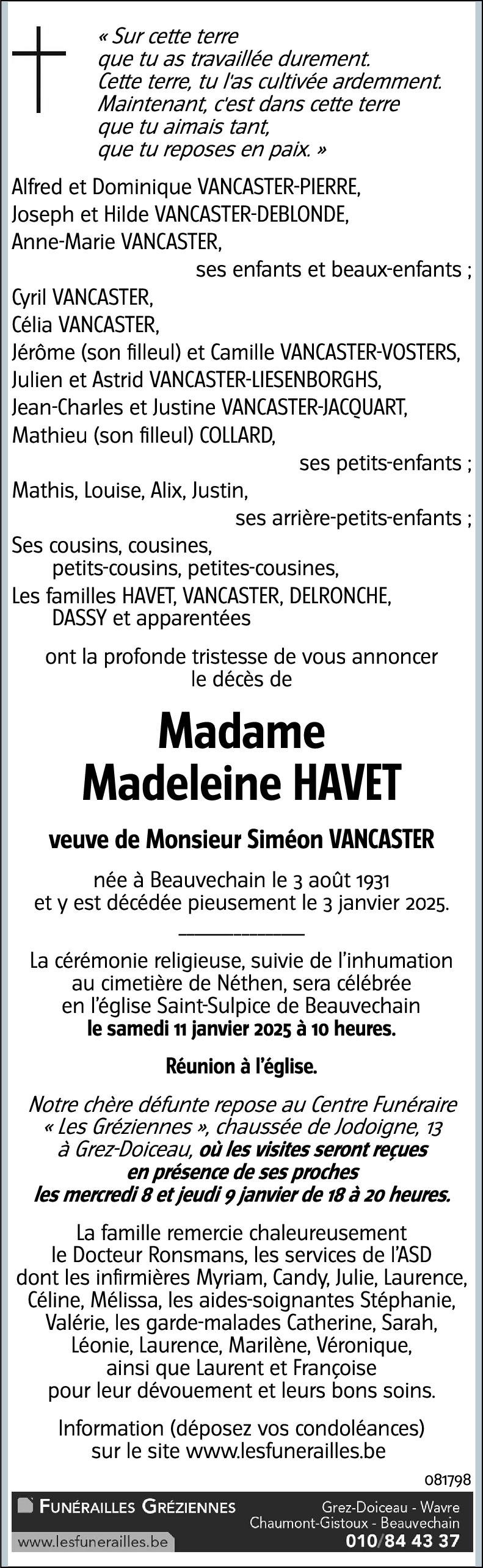 Madeleine HAVET