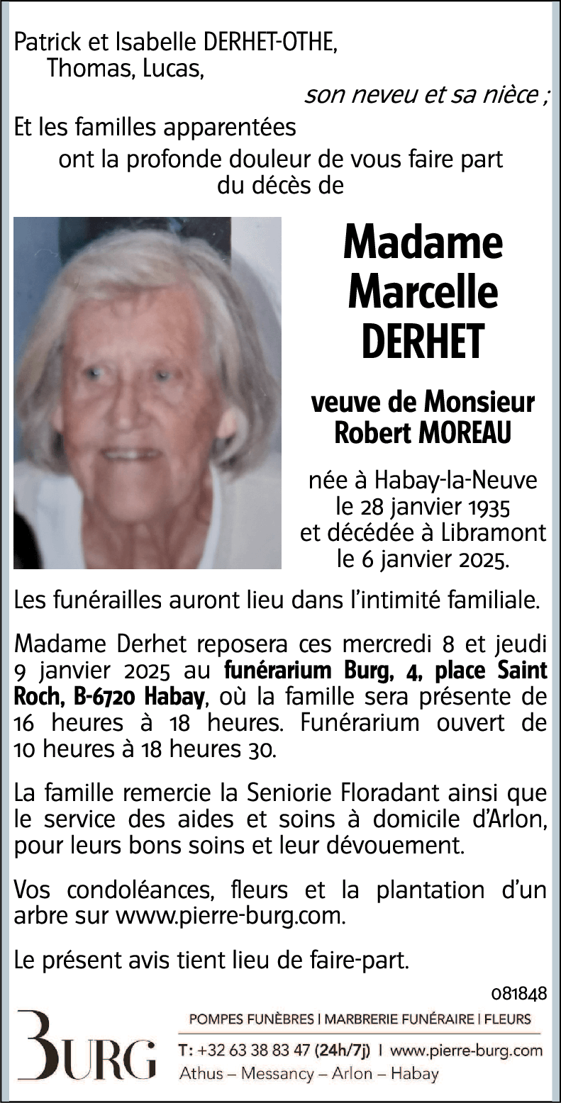 Marcelle DERHET