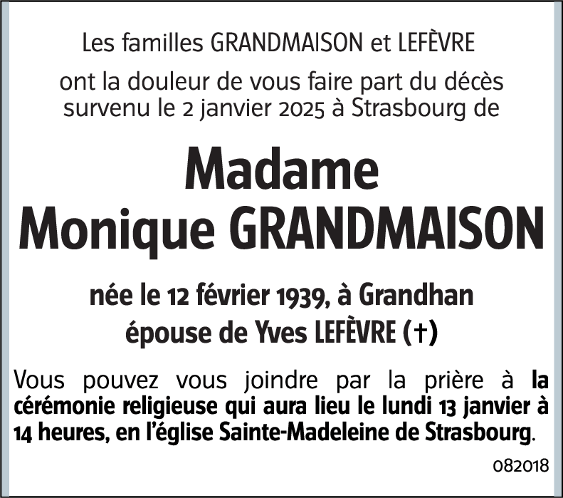 Monique GRANDMAISON