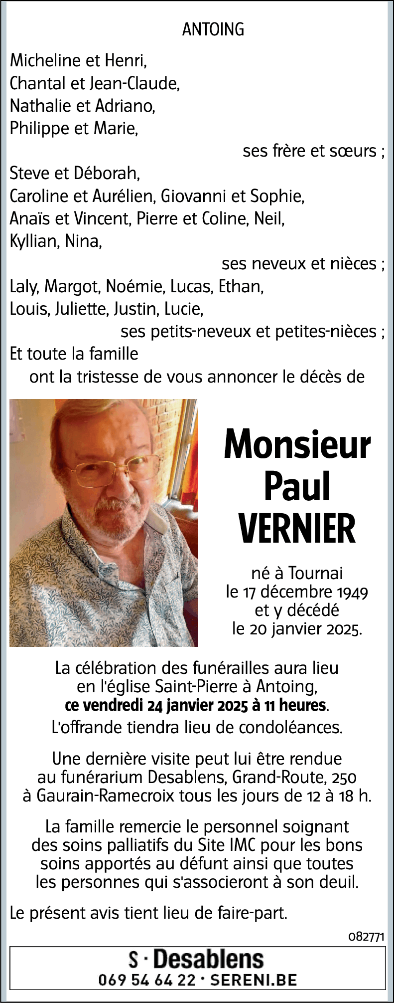 Paul VERNIER