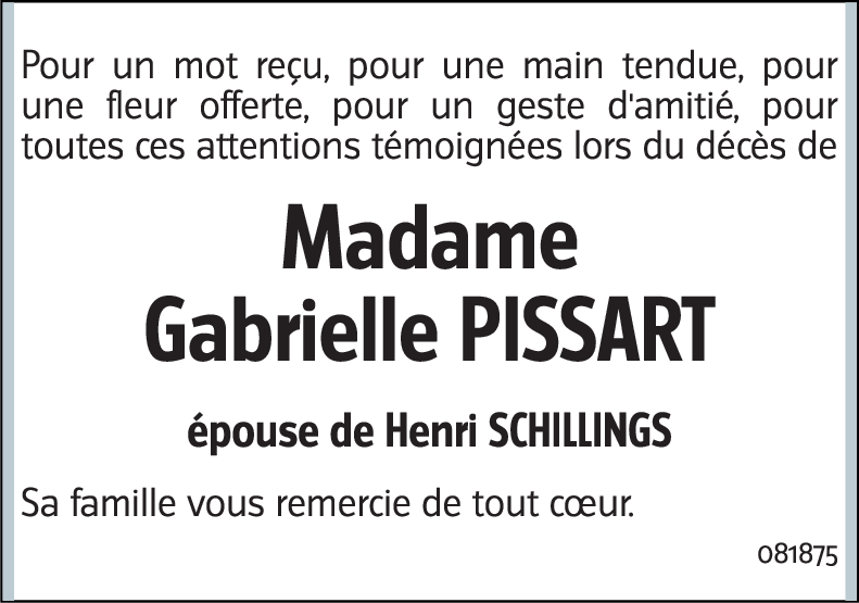 PISSART Gabrielle