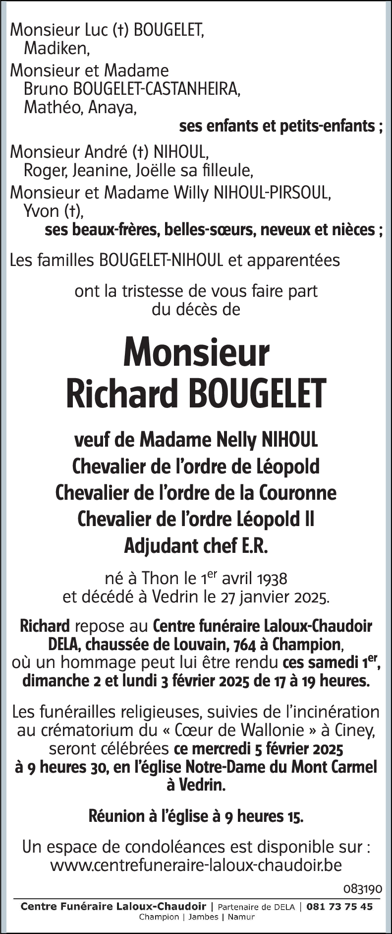 Richard BOUGELET