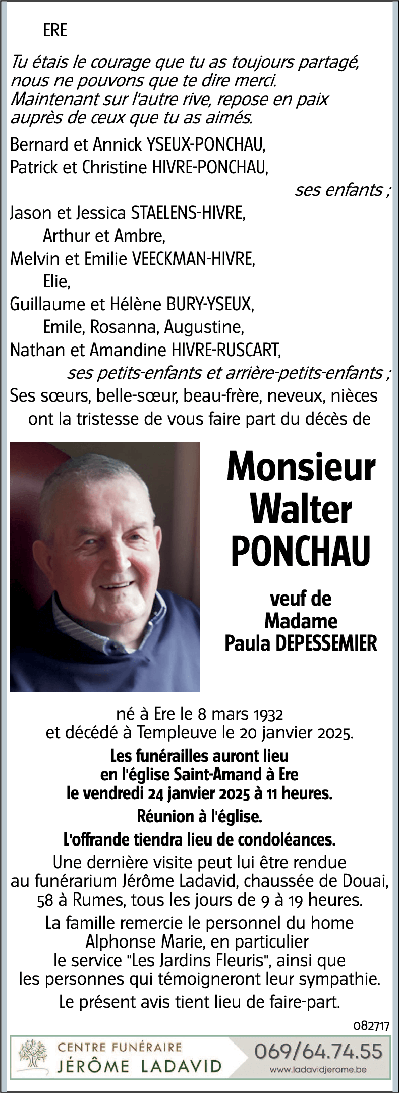 Walter PONCHAU