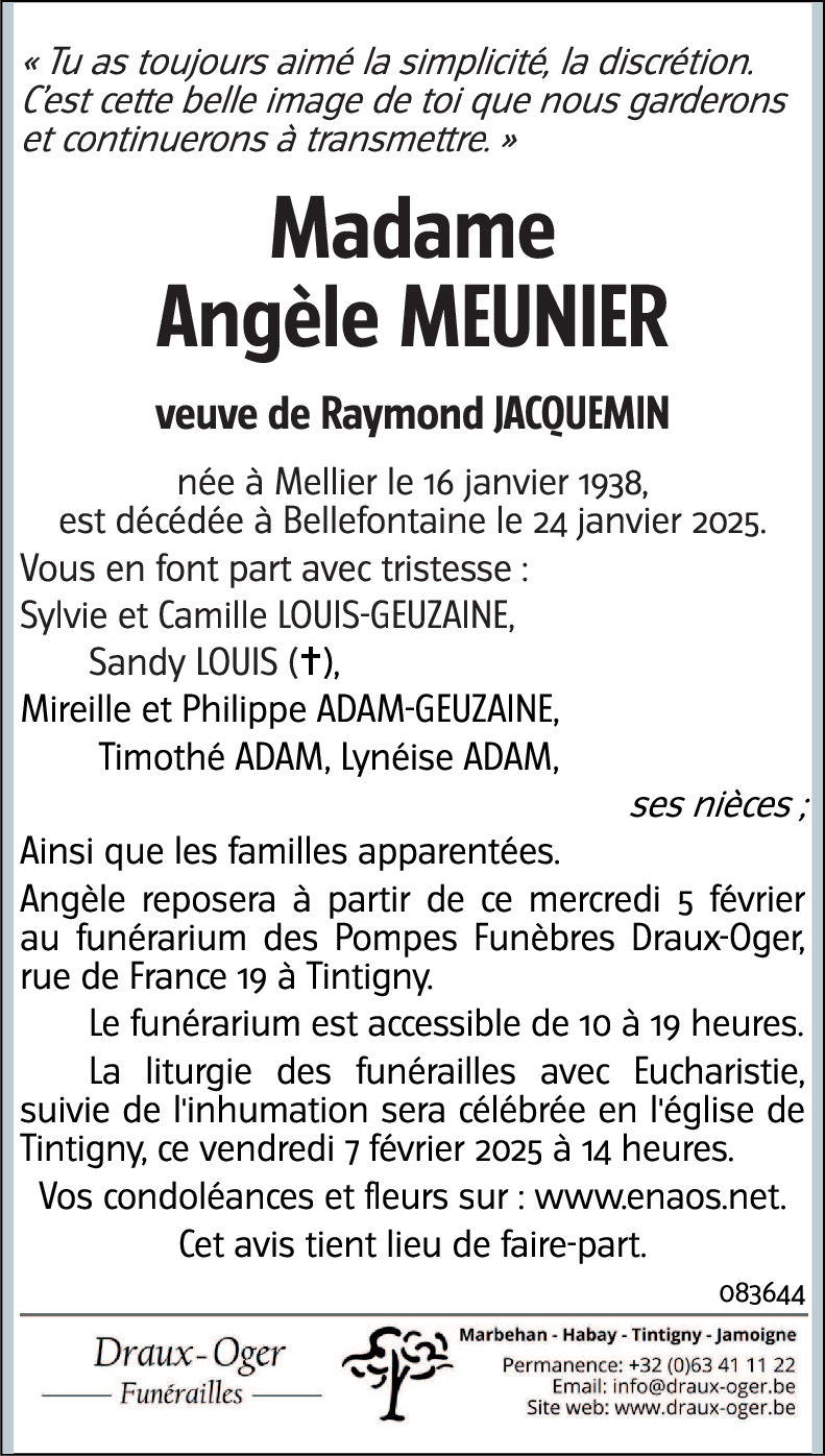 Angèle MEUNIER